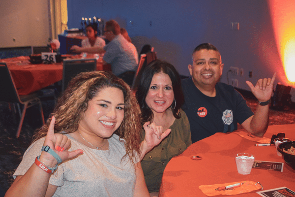 Family at Family Weekend Dinner